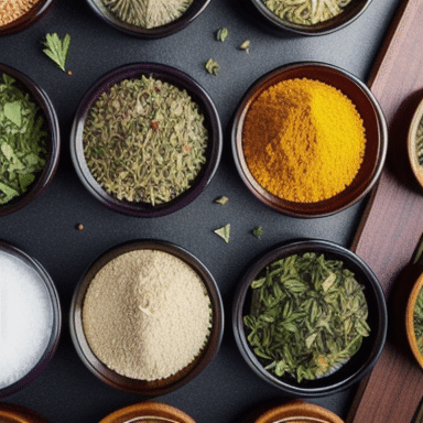 Aromatic herbs and spices