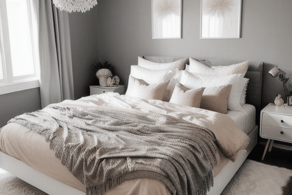 Bedroom for a good sleep