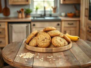 Cookies Saudáveis de Aveia e Banana para Bebês