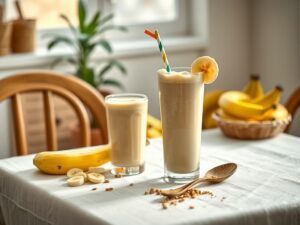 Vitamina de Banana Energética