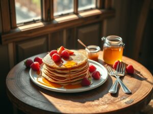 Panquecas de Amêndoas Low Carb Deliciosas