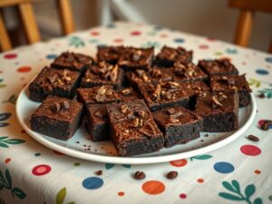 Low Carb Brownies Deliciosos para Aniversário