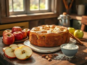 Bolo de Maça Delícia Low Carb