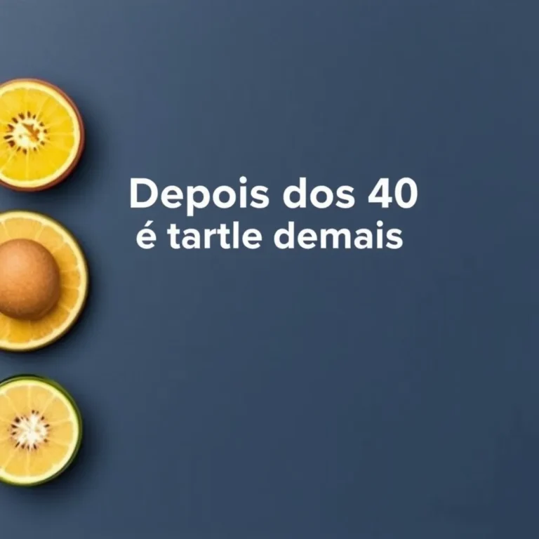 Depois dos 40 é tarde demais? Guia prático para retomar o controle da sua saúde